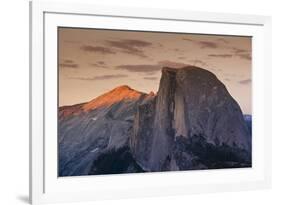 Half Dome at Sunset in Yosemite National Park in California's Sierra Nevada Mountain Range-Sergio Ballivian-Framed Photographic Print