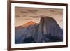 Half Dome at Sunset in Yosemite National Park in California's Sierra Nevada Mountain Range-Sergio Ballivian-Framed Photographic Print