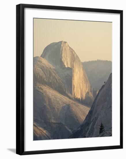 Half Dome at Sunset, Olmsted Point, Yosemite National Park, California, USA-James Hager-Framed Photographic Print