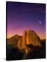 Half Dome at Twilight-Bill Ross-Stretched Canvas