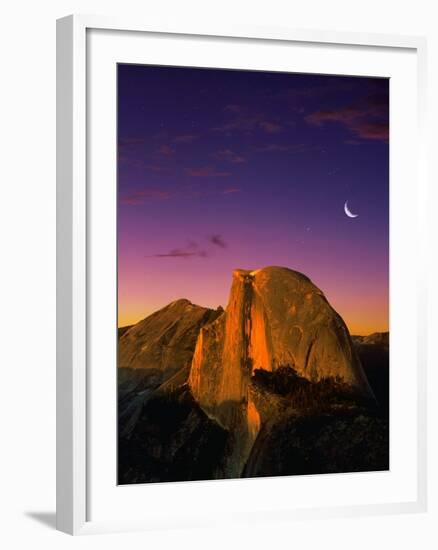 Half Dome at Twilight-Bill Ross-Framed Photographic Print