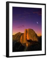 Half Dome at Twilight-Bill Ross-Framed Photographic Print