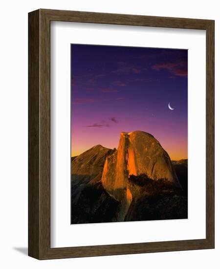 Half Dome at Twilight-Bill Ross-Framed Photographic Print