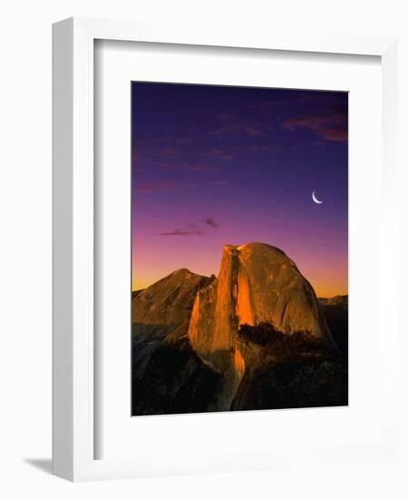 Half Dome at Twilight-Bill Ross-Framed Photographic Print