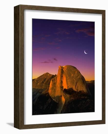 Half Dome at Twilight-Bill Ross-Framed Photographic Print