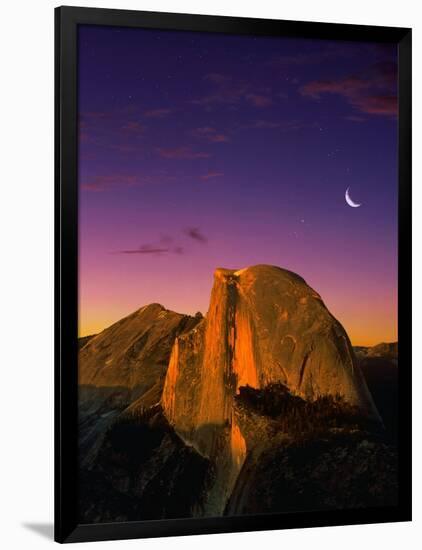 Half Dome at Twilight-Bill Ross-Framed Photographic Print