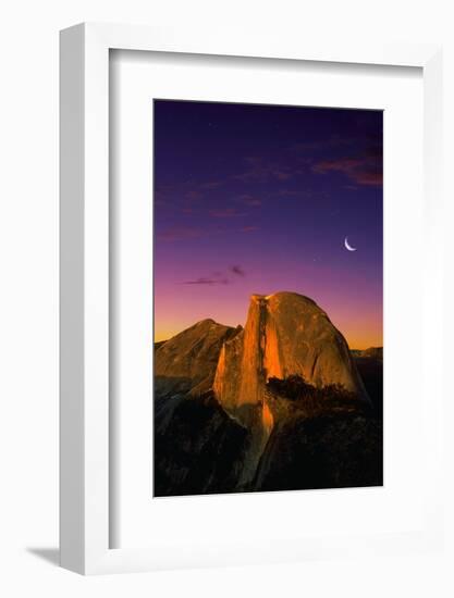 Half Dome at Twilight-Bill Ross-Framed Photographic Print