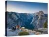 Half Dome From Glacier Point, Yosemite National Park, California, USA-Alan Copson-Stretched Canvas