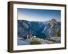 Half Dome From Glacier Point, Yosemite National Park, California, USA-Alan Copson-Framed Photographic Print