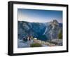 Half Dome From Glacier Point, Yosemite National Park, California, USA-Alan Copson-Framed Photographic Print