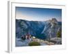 Half Dome From Glacier Point, Yosemite National Park, California, USA-Alan Copson-Framed Photographic Print