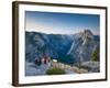 Half Dome From Glacier Point, Yosemite National Park, California, USA-Alan Copson-Framed Photographic Print