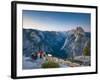 Half Dome From Glacier Point, Yosemite National Park, California, USA-Alan Copson-Framed Photographic Print