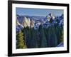 Half Dome in Evening Glow, Yosemite National Park, California, USA-Mark Williford-Framed Photographic Print