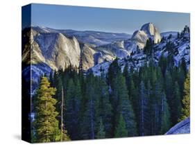 Half Dome in Evening Glow, Yosemite National Park, California, USA-Mark Williford-Stretched Canvas