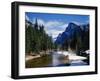 Half Dome in Yosemite National Park during Winter-Gerald French-Framed Photographic Print