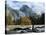 Half Dome is Seen with a Fresh Dusting of Snow in Yosemite National Park, California-null-Stretched Canvas