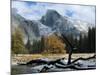 Half Dome is Seen with a Fresh Dusting of Snow in Yosemite National Park, California-null-Mounted Photographic Print