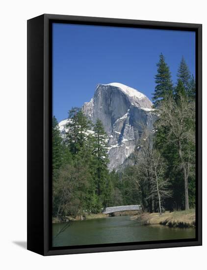 Half Dome Mountain in Yosemite National Park, California, USA-Rainford Roy-Framed Stretched Canvas