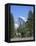 Half Dome Mountain Peak and Chapel, Unesco World Heritage Site, California-Roy Rainford-Framed Stretched Canvas