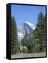 Half Dome Mountain Peak and Chapel, Unesco World Heritage Site, California-Roy Rainford-Framed Stretched Canvas