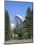 Half Dome Mountain Peak and Chapel, Unesco World Heritage Site, California-Roy Rainford-Mounted Photographic Print