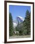 Half Dome Mountain Peak and Chapel, Unesco World Heritage Site, California-Roy Rainford-Framed Photographic Print