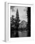 Half Dome Over Merced River-null-Framed Photographic Print