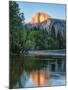 Half Dome Reflected in Merced River, Yosemite Valley, Yosemite National Park, California, USA-null-Mounted Photographic Print
