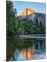 Half Dome Reflected in Merced River, Yosemite Valley, Yosemite National Park, California, USA-null-Mounted Photographic Print