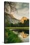 Half Dome Reflection at Cook's Meadow, Yosemite Valley-Vincent James-Stretched Canvas