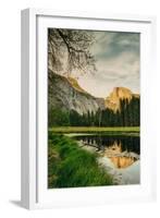 Half Dome Reflection at Cook's Meadow, Yosemite Valley-Vincent James-Framed Photographic Print