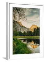 Half Dome Reflection at Cook's Meadow, Yosemite Valley-Vincent James-Framed Photographic Print