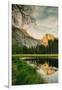 Half Dome Reflection at Cook's Meadow, Yosemite Valley-Vincent James-Framed Photographic Print