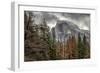 Half Dome View from Sentinel Bridge in Winter. Yosemite National Park, California.-Tom Norring-Framed Photographic Print