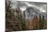 Half Dome View from Sentinel Bridge in Winter. Yosemite National Park, California.-Tom Norring-Mounted Photographic Print