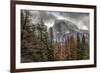 Half Dome View from Sentinel Bridge in Winter. Yosemite National Park, California.-Tom Norring-Framed Photographic Print