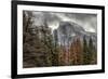 Half Dome View from Sentinel Bridge in Winter. Yosemite National Park, California.-Tom Norring-Framed Photographic Print