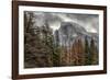 Half Dome View from Sentinel Bridge in Winter. Yosemite National Park, California.-Tom Norring-Framed Photographic Print