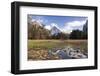 Half Dome with reflections seen from Cooks Meadow. Yosemite National Park. California.-Tom Norring-Framed Photographic Print