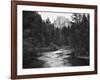 Half Dome with Sunset over Merced River, Yosemite, California, USA-Tom Norring-Framed Photographic Print