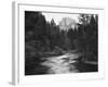 Half Dome with Sunset over Merced River, Yosemite, California, USA-Tom Norring-Framed Photographic Print