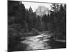 Half Dome with Sunset over Merced River, Yosemite, California, USA-Tom Norring-Mounted Premium Photographic Print