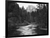 Half Dome with Sunset over Merced River, Yosemite, California, USA-Tom Norring-Framed Photographic Print