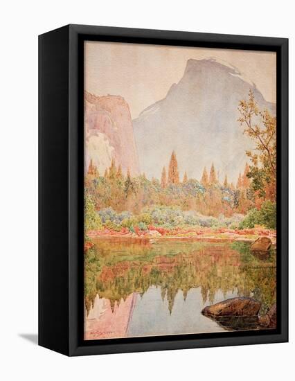 Half Dome, Yosemite, 1926-Gunnar Widforss-Framed Stretched Canvas