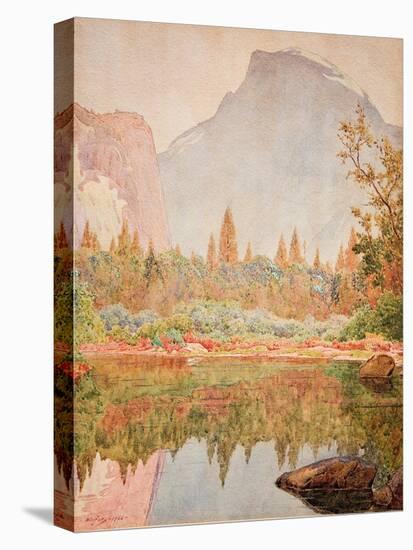 Half Dome, Yosemite, 1926-Gunnar Widforss-Stretched Canvas