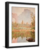 Half Dome, Yosemite, 1926-Gunnar Widforss-Framed Giclee Print