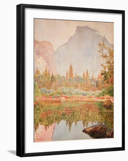 Half Dome, Yosemite, 1926-Gunnar Widforss-Framed Giclee Print