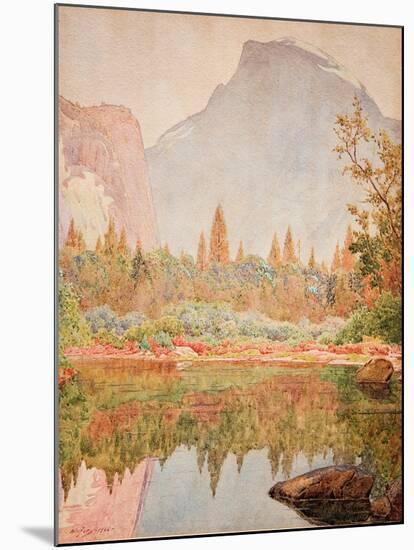 Half Dome, Yosemite, 1926-Gunnar Widforss-Mounted Giclee Print
