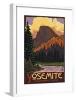 Half Dome, Yosemite National Park, California-null-Framed Poster